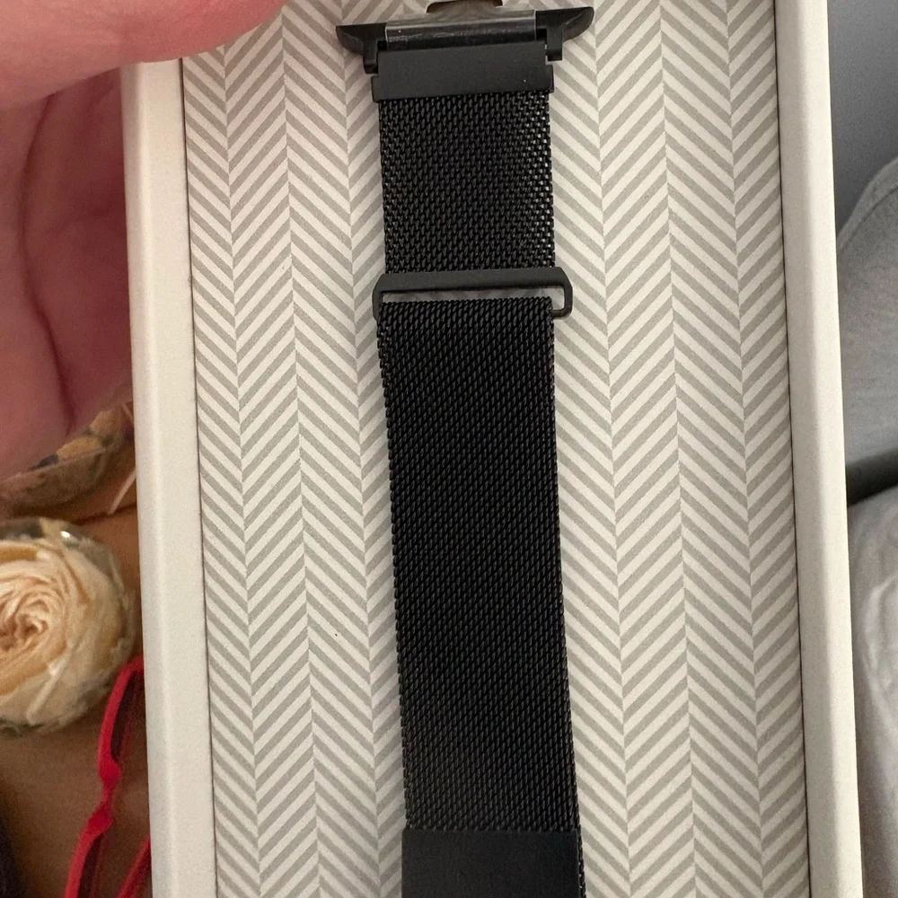 Black strap for Apple Watch